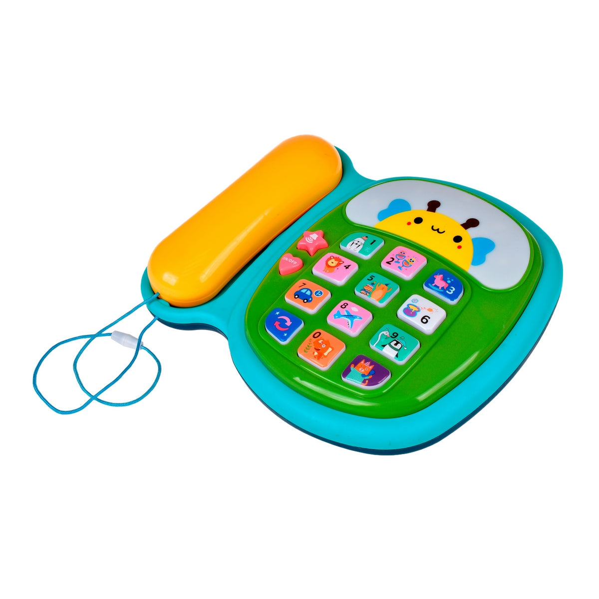 Telefono Didactico Con Luces Y Sonidos - Verde